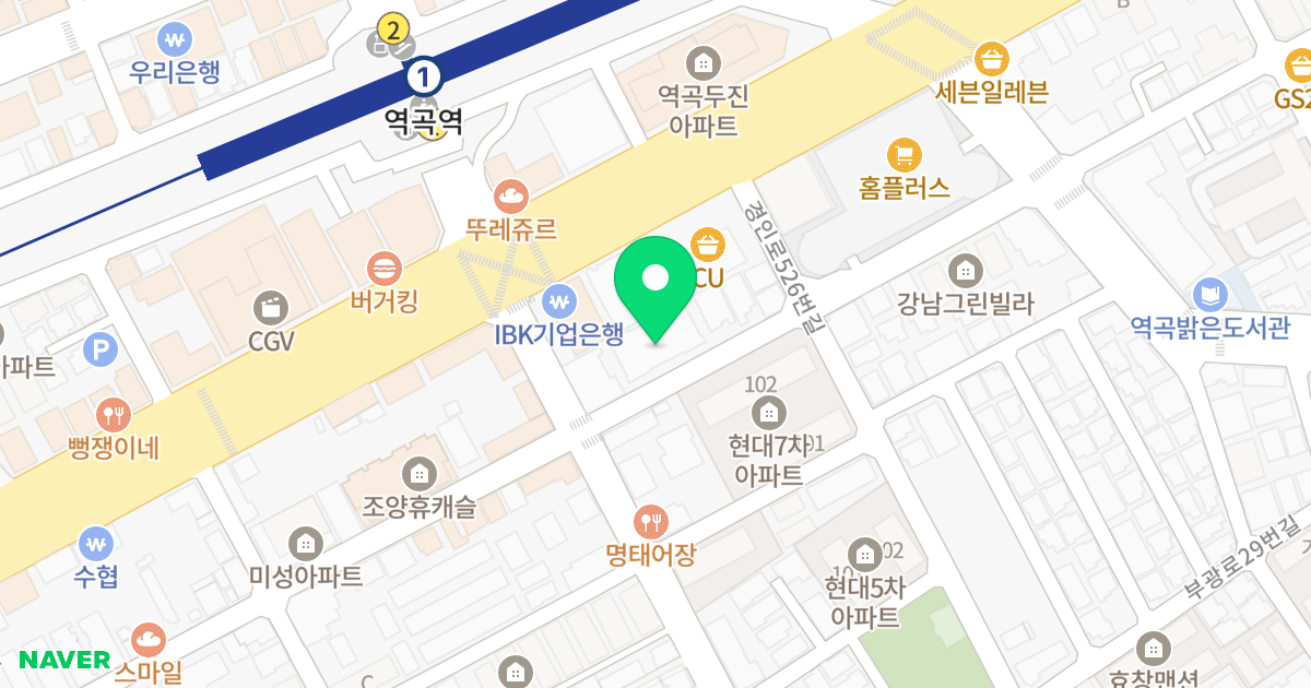 순영지타워 위치 지도 - 경기도 부천시 소사구 부광로7번길 7
