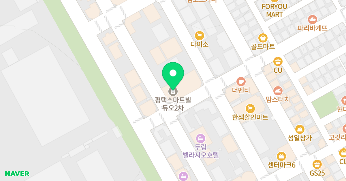 스마트빌듀오2차 위치 지도 - 경기도 평택시 포승읍