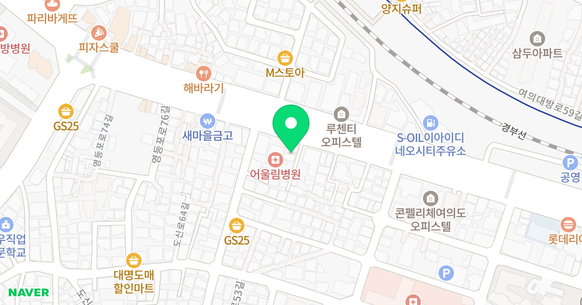 여의도M타워 위치 지도 - 서울특별시 영등포구 영등포로 388