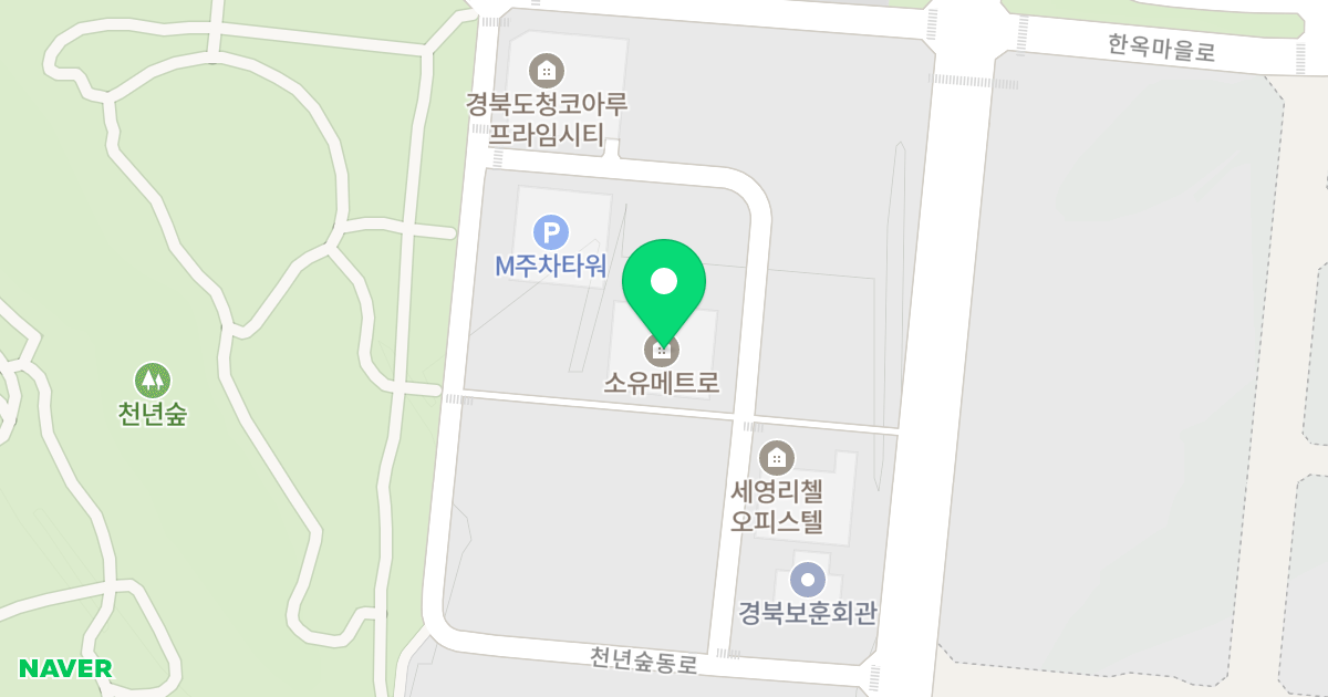 소유 메트로 위치 지도 - 경상북도 안동시 풍천면