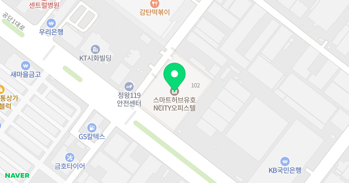 유호N-City 위치 지도 - 경기도 시흥시 공단1대로 263