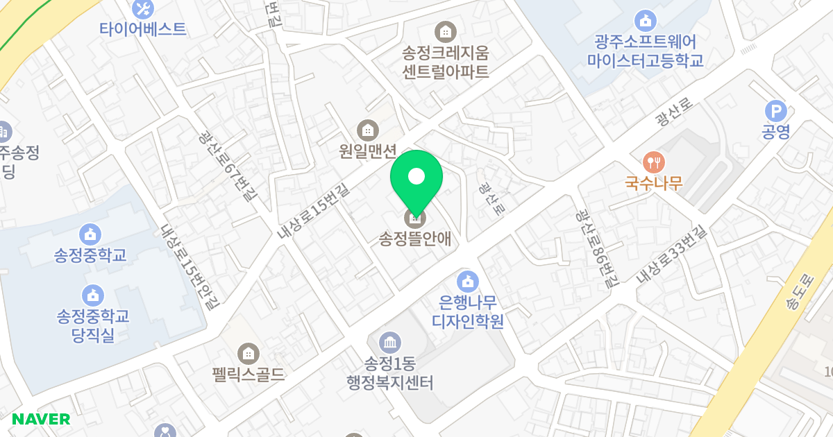(754-2) 위치 지도 - 광주광역시 광산구 광산로 77-3