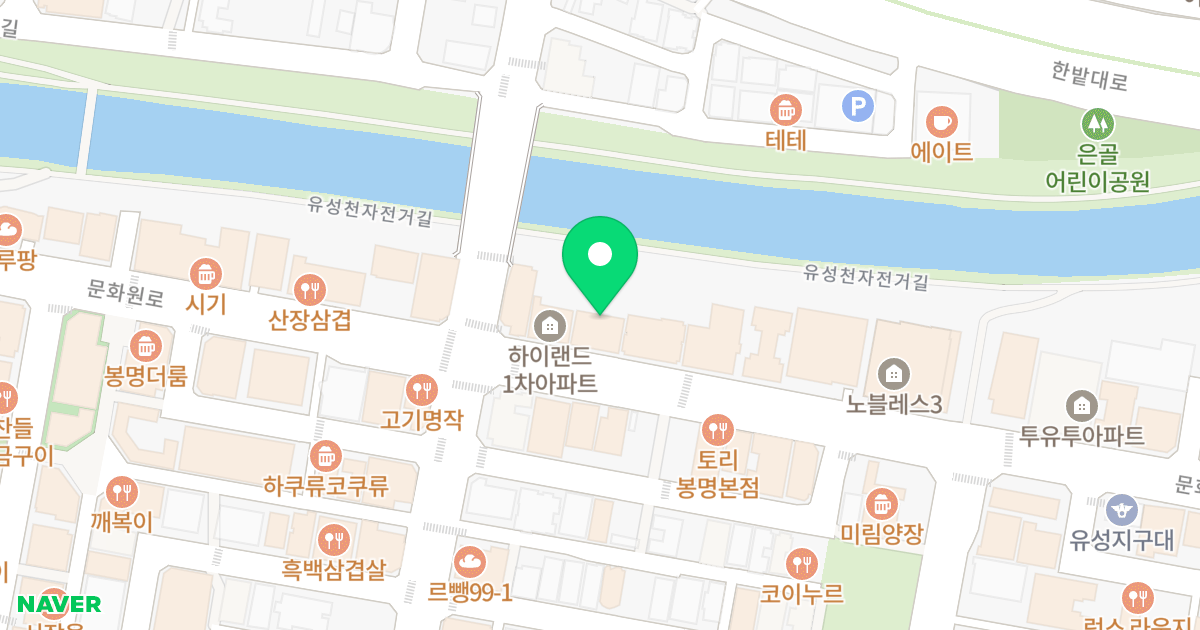 (640-3) 위치 지도 - 대전광역시 유성구 문화원로 109