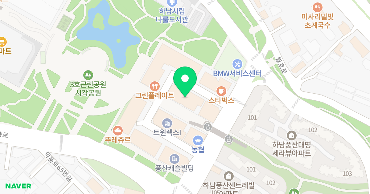 트윈렉스(II) 위치 지도 - 경기도 하남시 덕풍동로 111-50