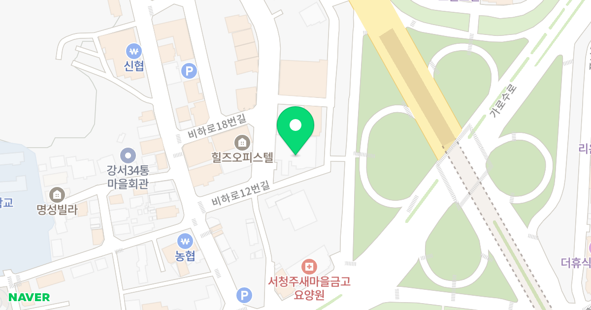 현대오피스텔 위치 지도 - 충청북도 청주시 흥덕구 비하로12번길 14