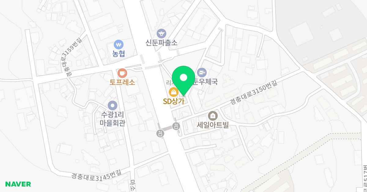 리츠캐슬 위치 지도 - 경기도 이천시 신둔면 경충대로 3152-7