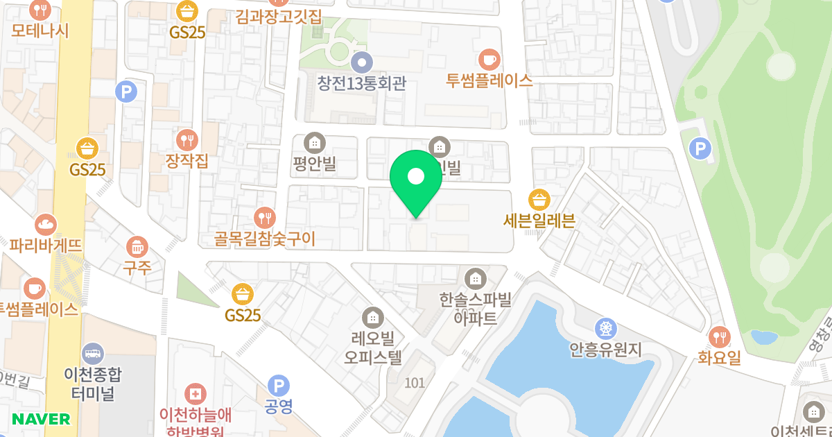 금강갤러리아 위치 지도 - 경기도 이천시