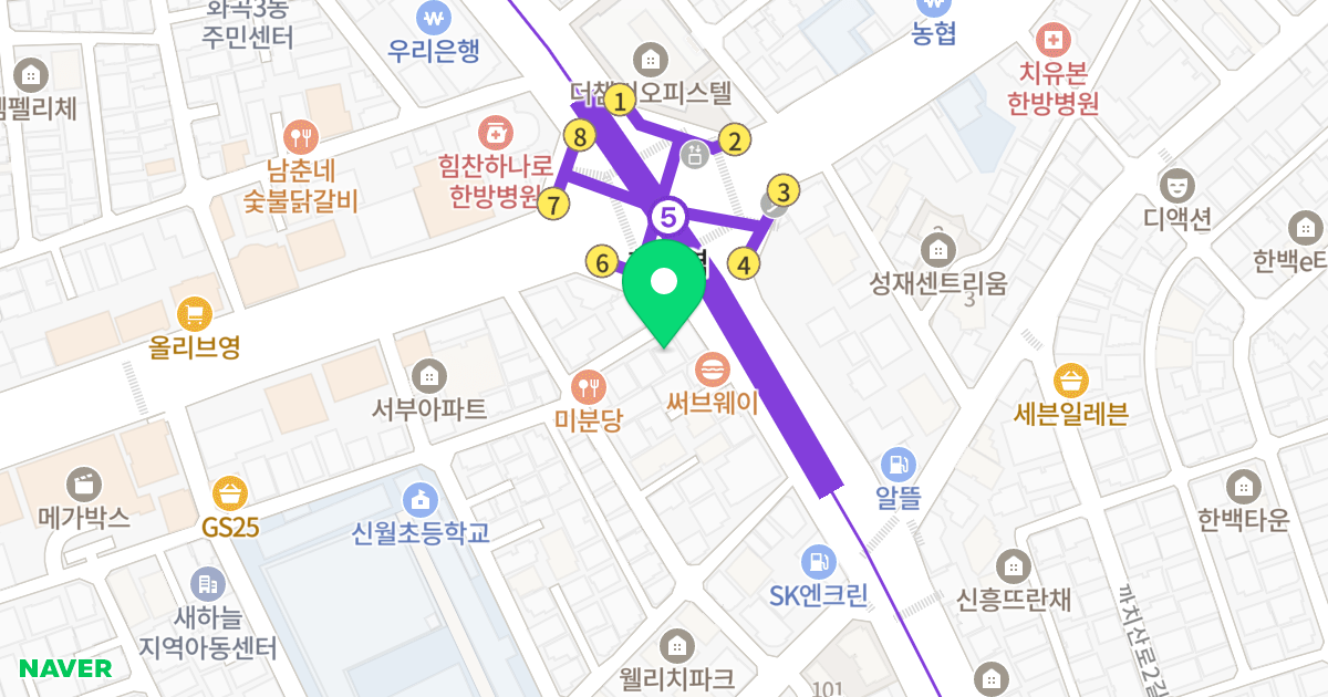 (1075-11) 위치 지도 - 서울특별시 강서구 강서로 161-3