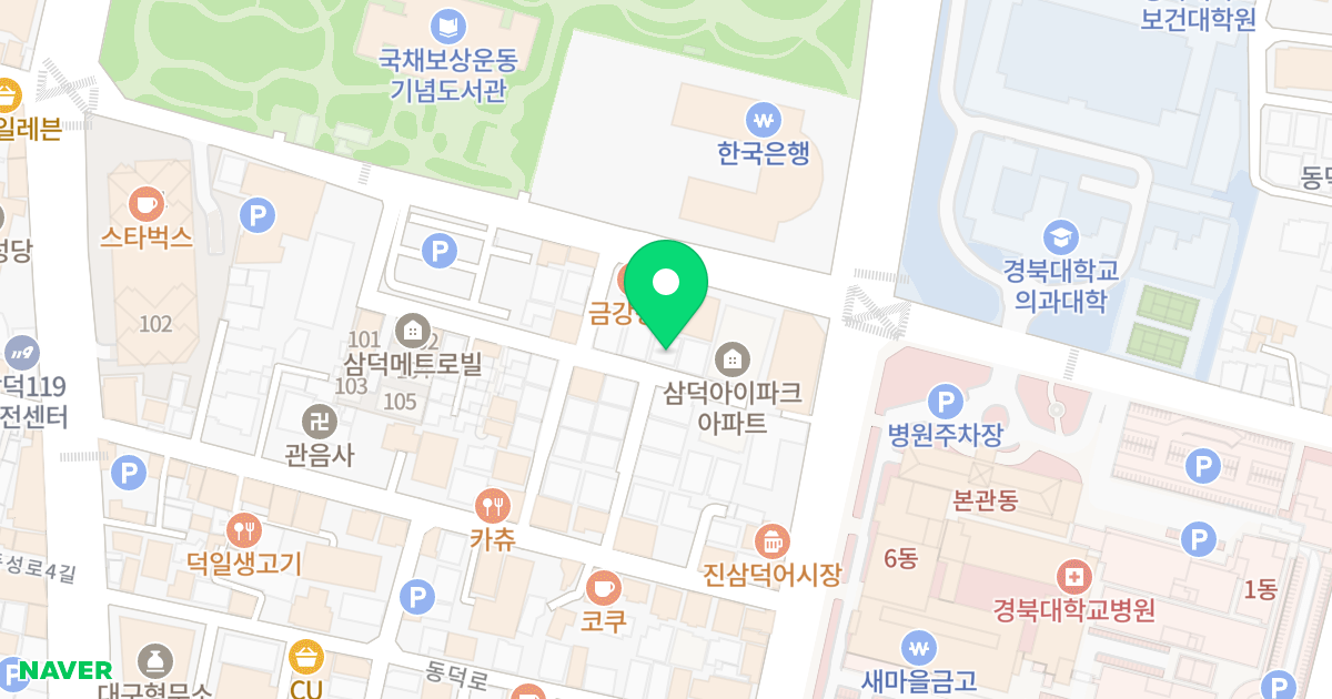 (29-22) 위치 지도 - 대구광역시 중구 공평로10길 30-35