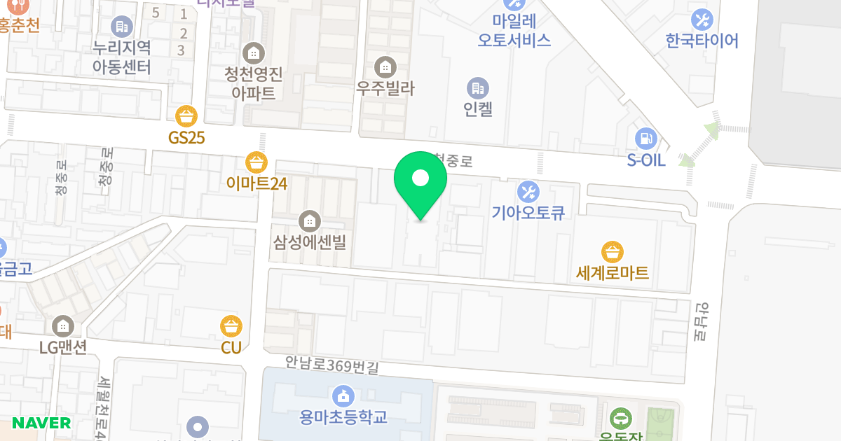 명성 푸르네 위치 지도 - 인천광역시 부평구 청중로 96