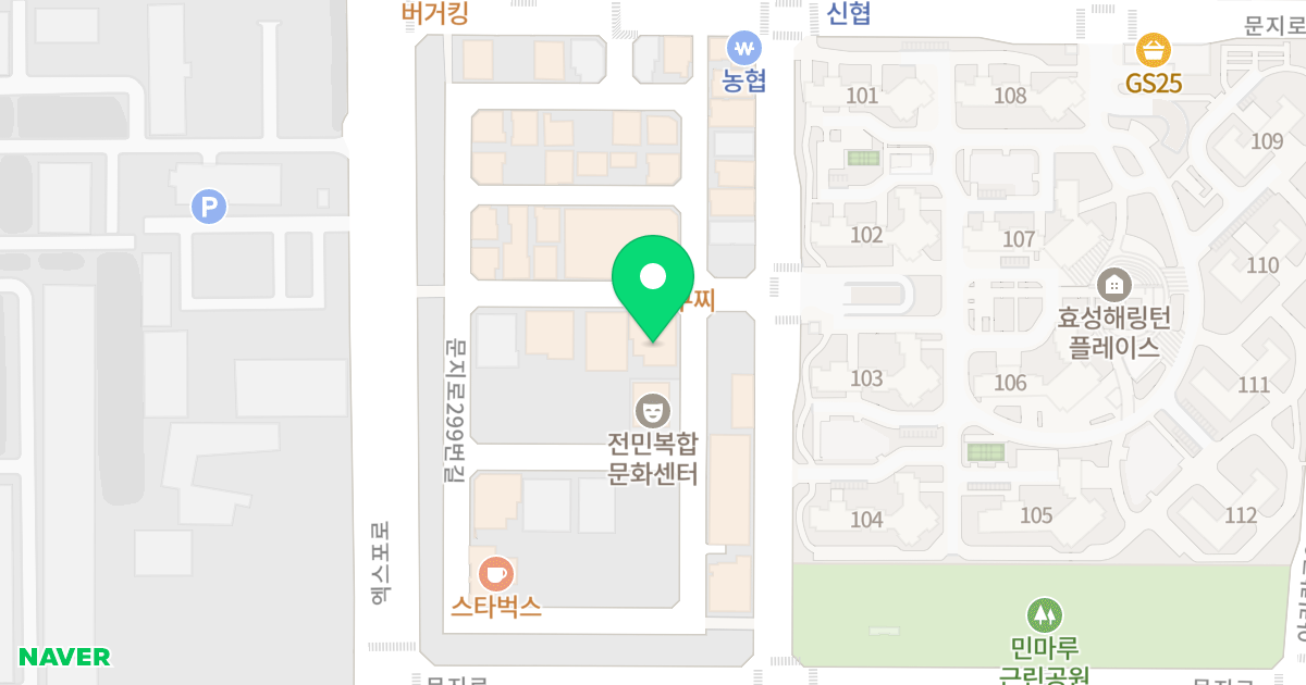 (653-4) 위치 지도 - 대전광역시 유성구 문지로299번길 12