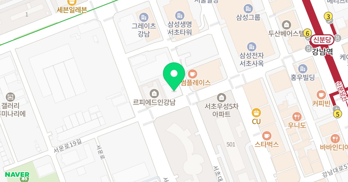 풍림아이원매직 위치 지도 - 서울특별시 서초구 강남대로55길 24