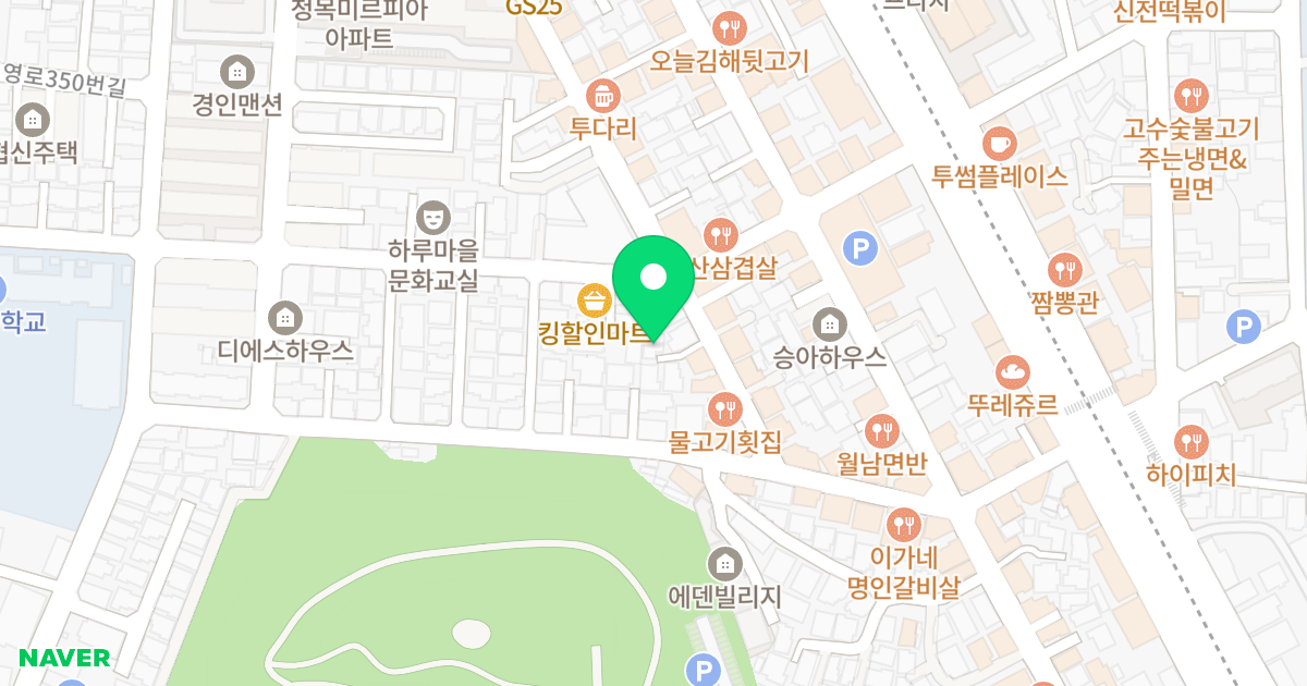 작품 하나 위치 지도 - 부산광역시 사하구 낙동대로563번안길 60-2