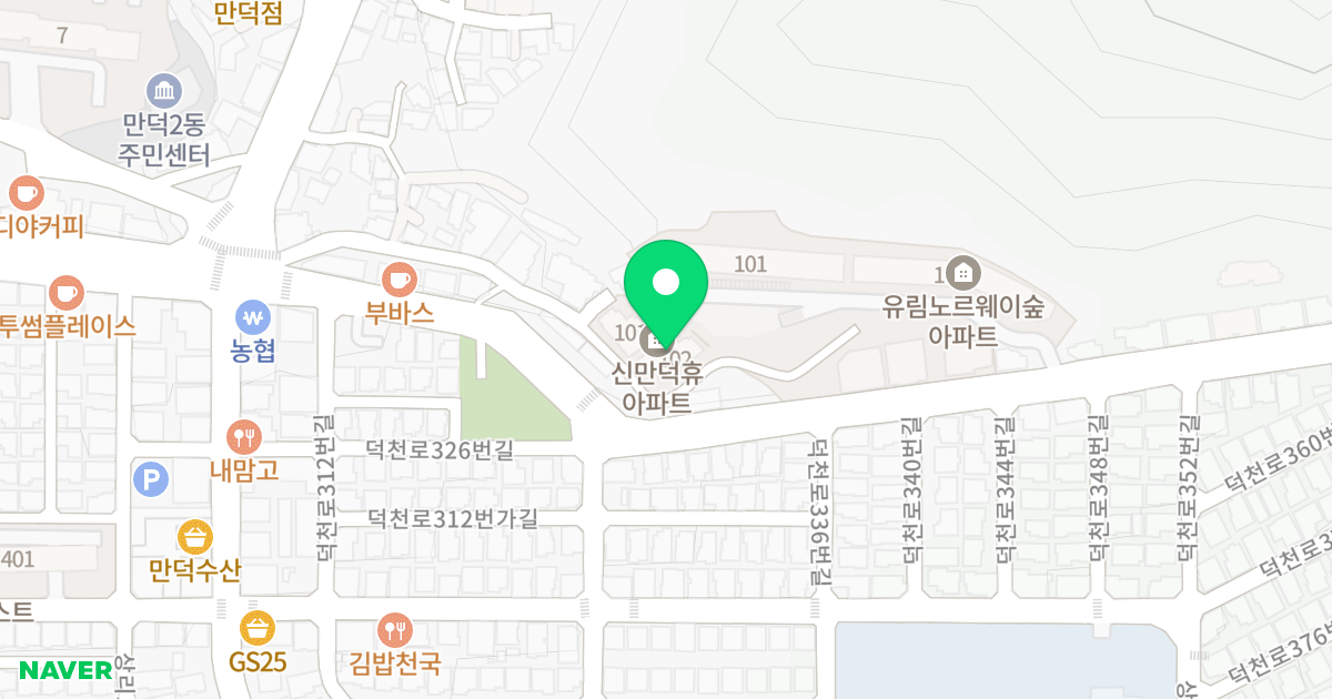 신만덕휴 위치 지도 - 부산광역시 북구