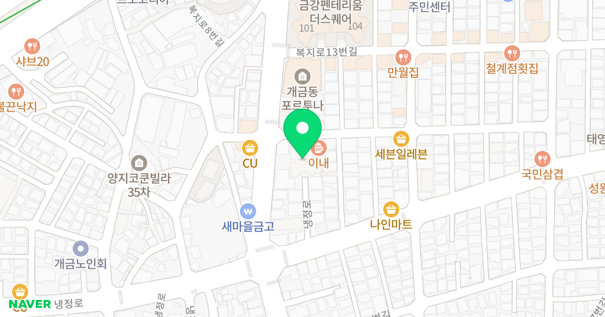 시티파크 위치 지도 - 부산광역시 부산진구 복지로21번길 6
