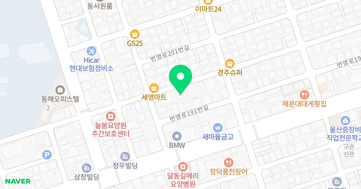 (156-2) 위치 지도 - 울산광역시 남구 신정로106번길 16