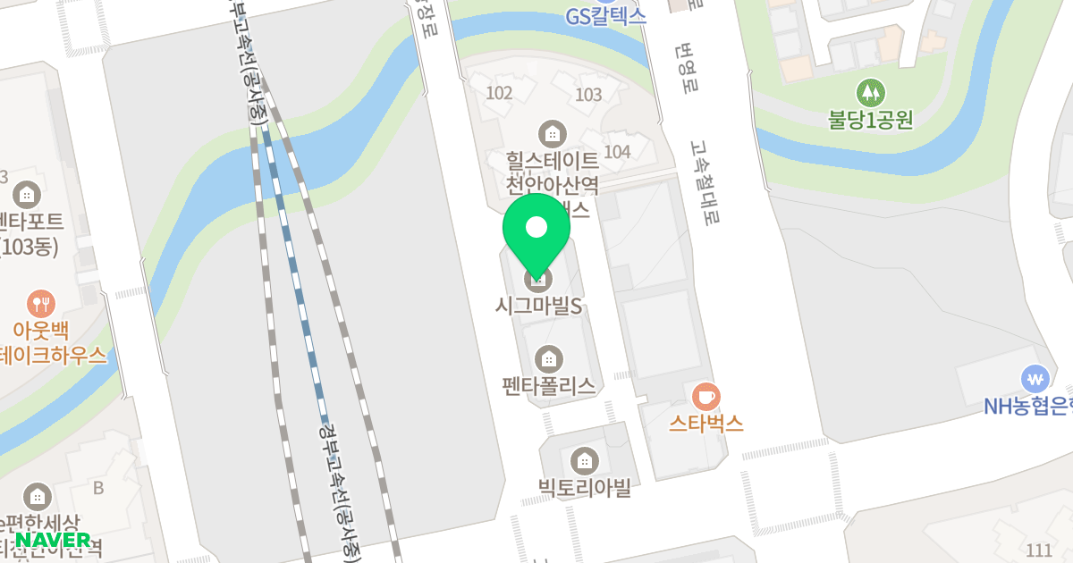 시그마빌S 위치 지도 - 충청남도 아산시 배방읍 광장로 177-14