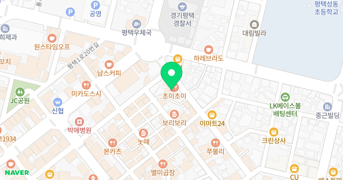 선호스테이빌 위치 지도 - 경기도 평택시 자유로19번길 13