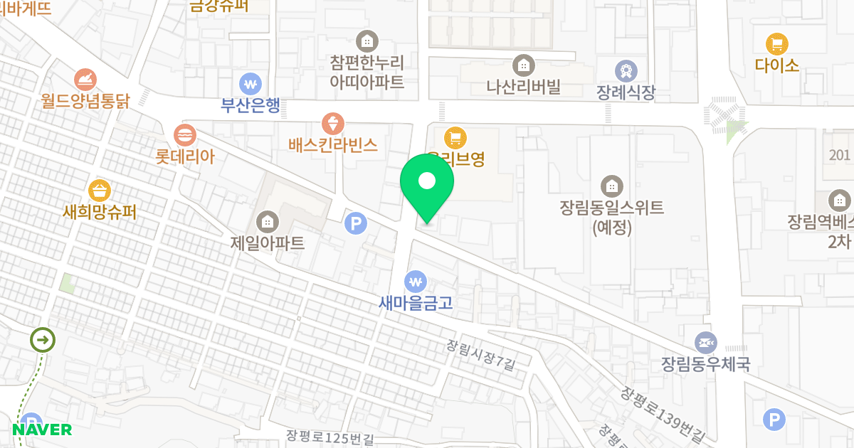 현민오피스텔 위치 지도 - 부산광역시 사하구