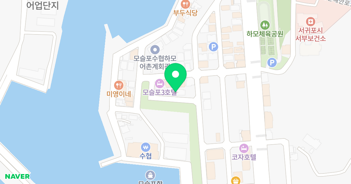 하모 행복한빌 위치 지도 - 제주특별자치도 서귀포시 대정읍
