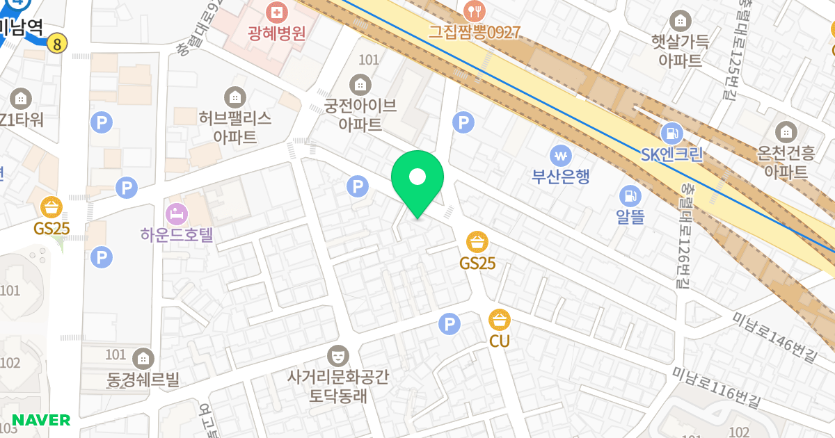 세정빌 위치 지도 - 부산광역시 동래구 미남로132번길 52