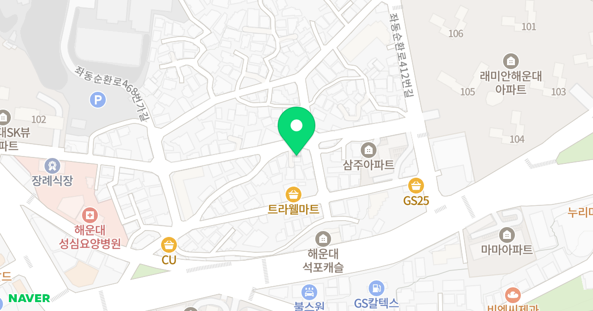 (787-1) 위치 지도 - 부산광역시 해운대구 좌동순환로468번길 62