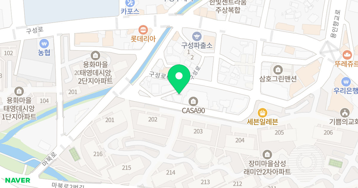 CASA27 위치 지도 - 경기도 용인시 기흥구 구성로64번길 11-8