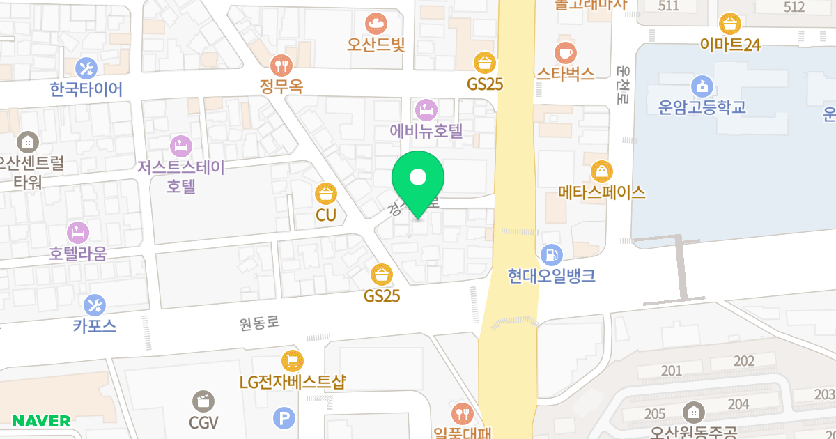 (787-2) 위치 지도 - 경기도 오산시 경기대로 207-11