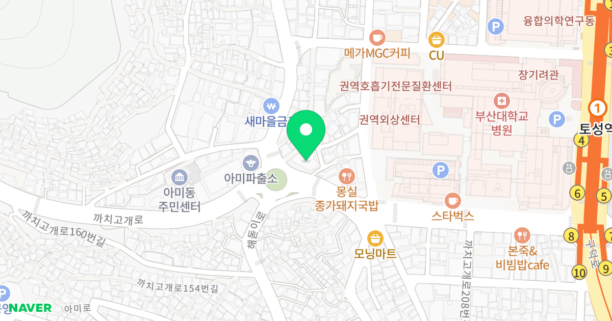 일광 위치 지도 - 부산광역시 서구 까치고개로 189