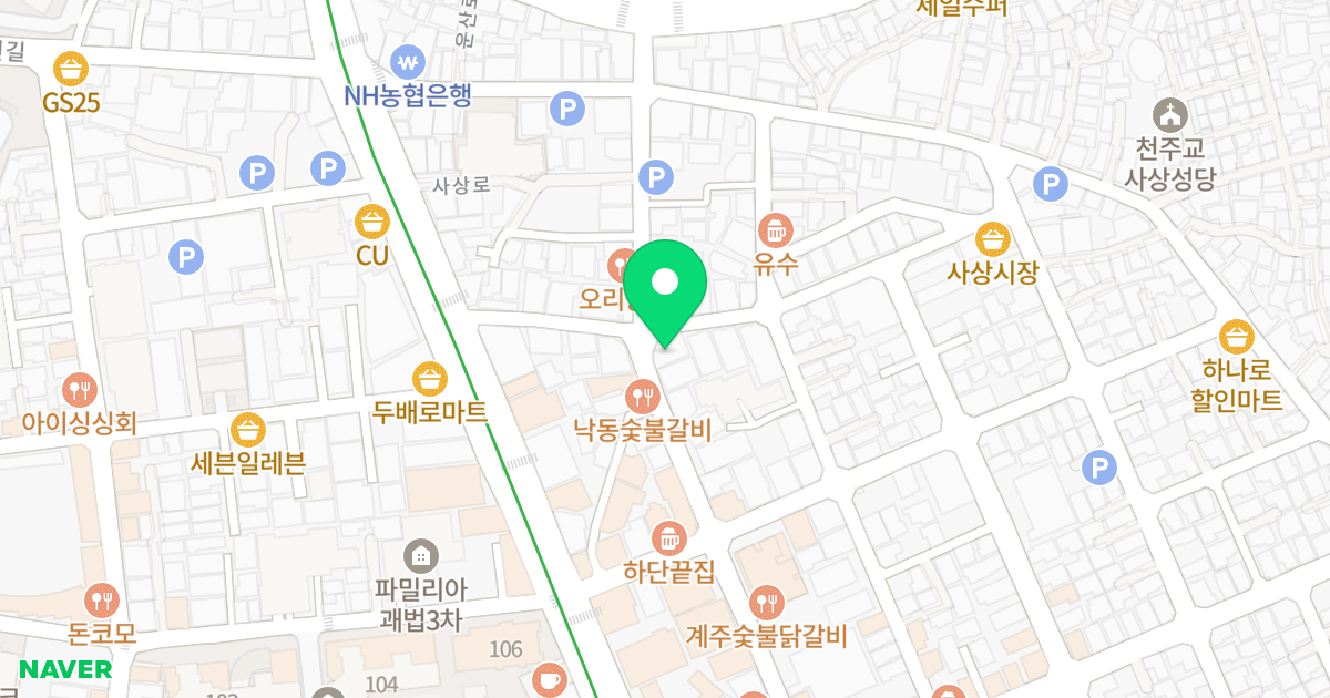 이지룸 위치 지도 - 부산광역시 사상구 사상로238번길 18