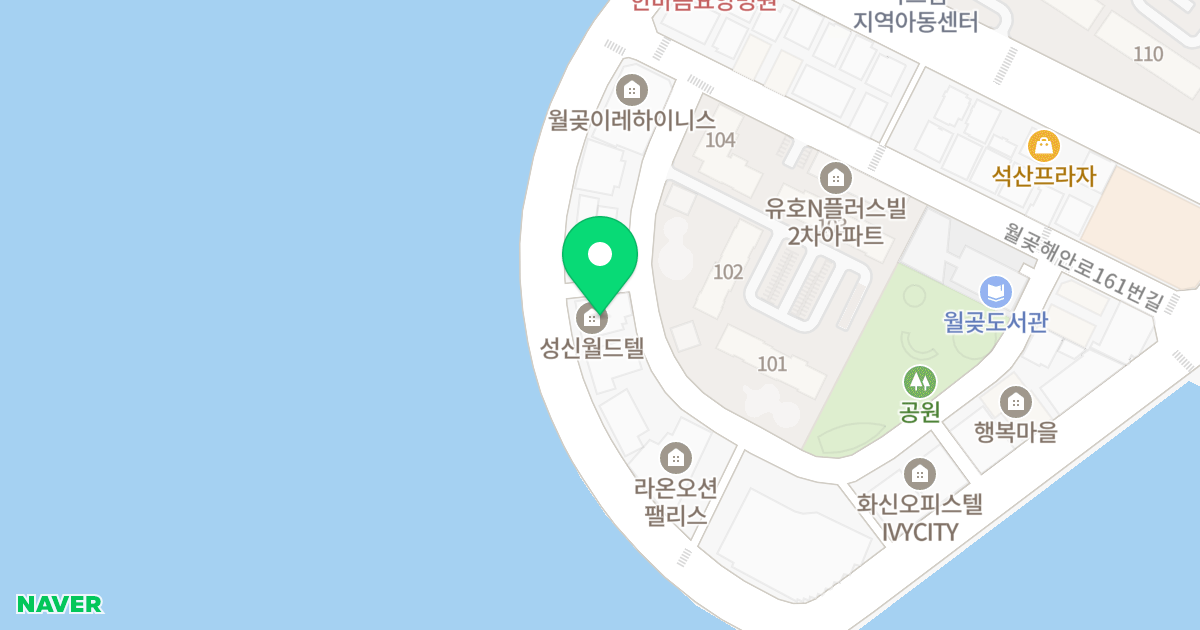 성신월드텔 위치 지도 - 경기도 시흥시 월곶해안로 115