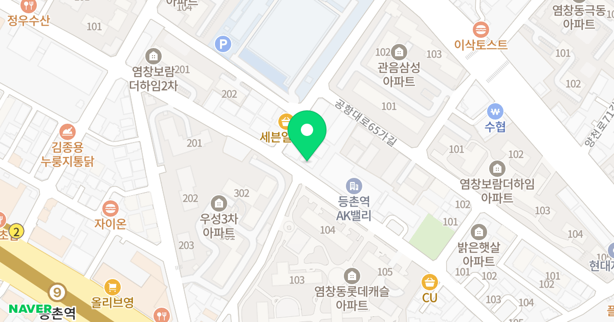 원호엘리시온 오피스텔 위치 지도 - 서울특별시 강서구 공항대로59다길 89