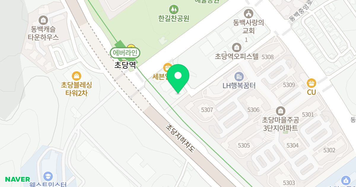SI오피스텔 위치 지도 - 경기도 용인시 기흥구 동백중앙로 53-19