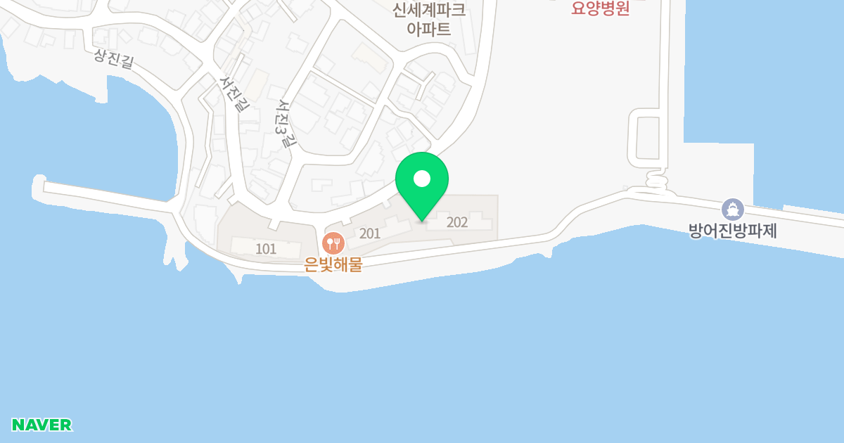 HUB FELIZ 위치 지도 - 울산광역시 동구 중진길 60