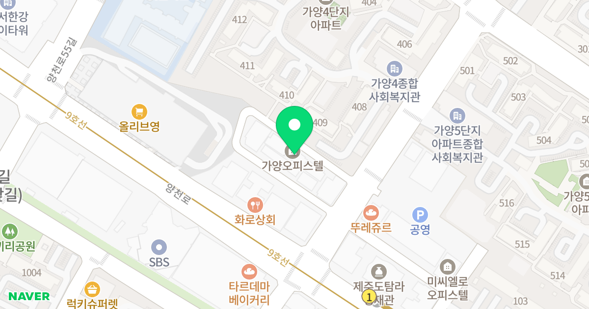 (1479-2) 위치 지도 - 서울특별시 강서구 양천로 443-32