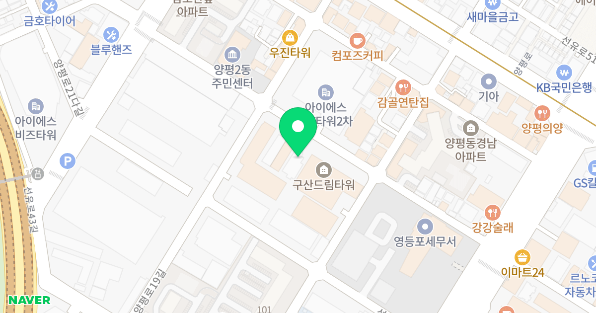 (23-7) 위치 지도 - 서울특별시 영등포구 선유로47길 19