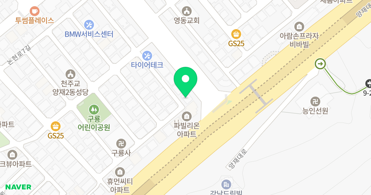 서초미르 위치 지도 - 서울특별시 서초구 논현로1길 21