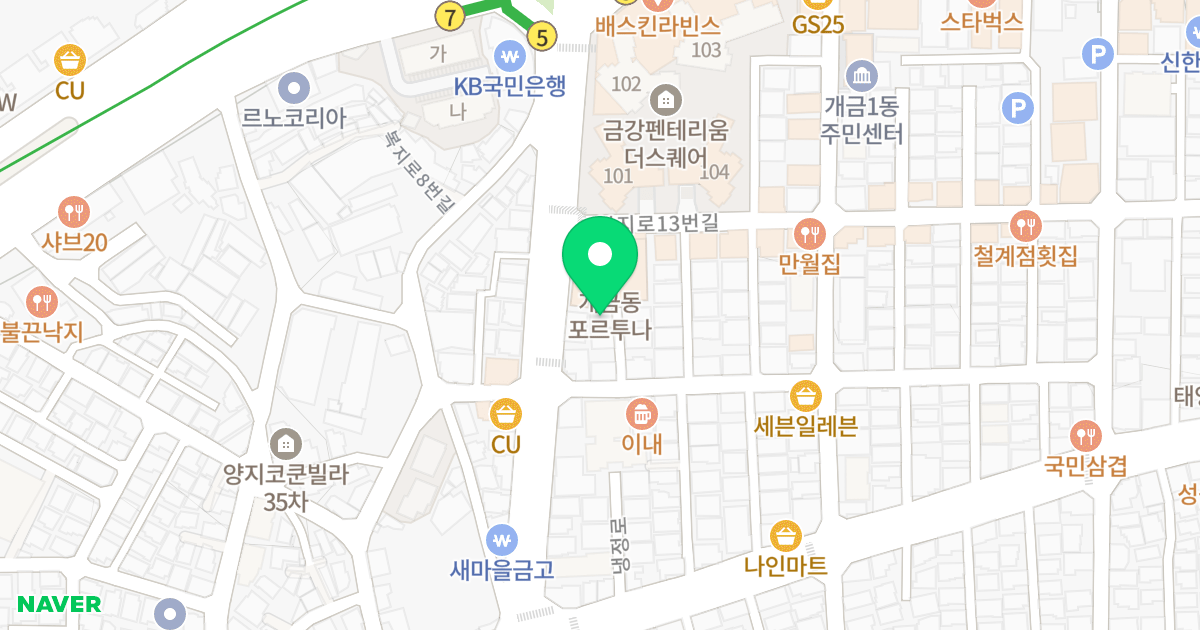 에이스빌 위치 지도 - 부산광역시 부산진구 복지로21번길 5-7