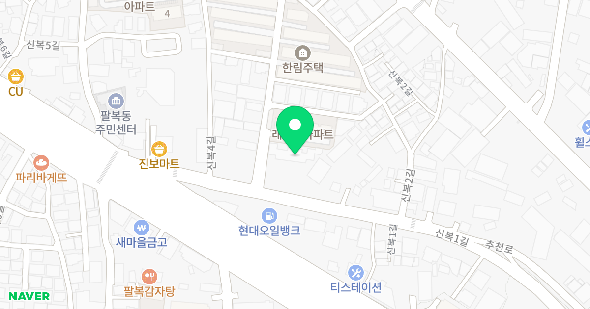 래미앙 위치 지도 - 전북특별자치도 전주시 덕진구 신복3길 6