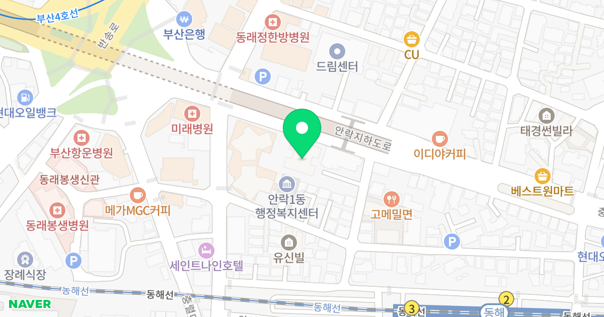 충렬지음 주상복합 위치 지도 - 부산광역시 동래구 충렬대로 370