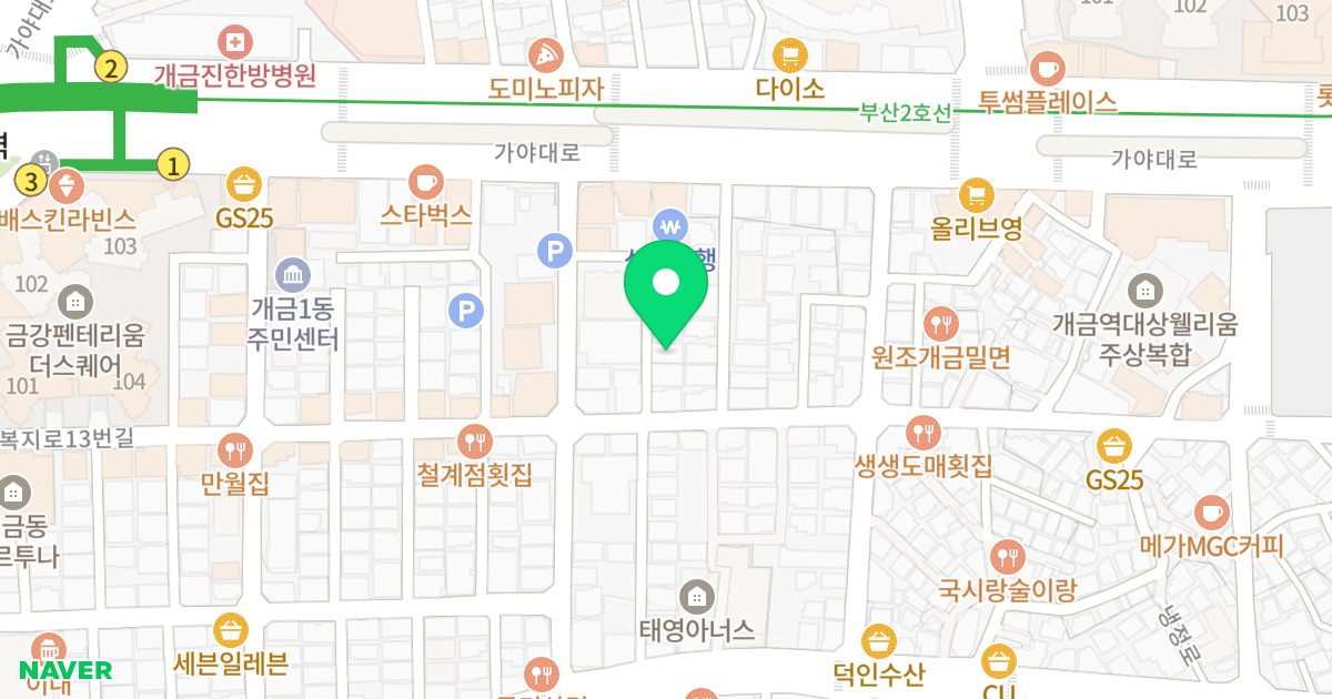 행복드림 위치 지도 - 부산광역시 부산진구 복지로13번길 59-6