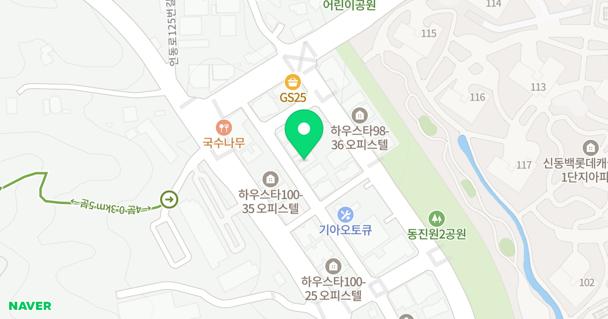 세종 위치 지도 - 경기도 용인시 기흥구 동백죽전대로527번길 100-36