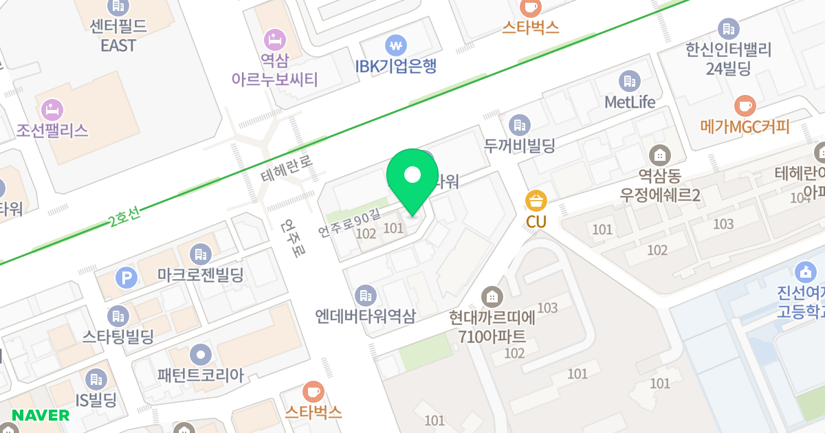 역삼동 706-12 위치 지도 - 서울특별시 강남구 언주로90길 8