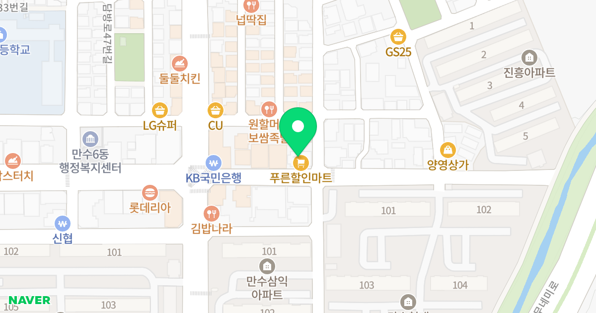 라이프타운 위치 지도 - 인천광역시 남동구 장승남로 67