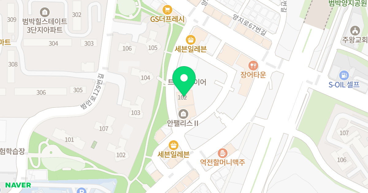 트윈스파이어 위치 지도 - 경기도 부천시 소사구