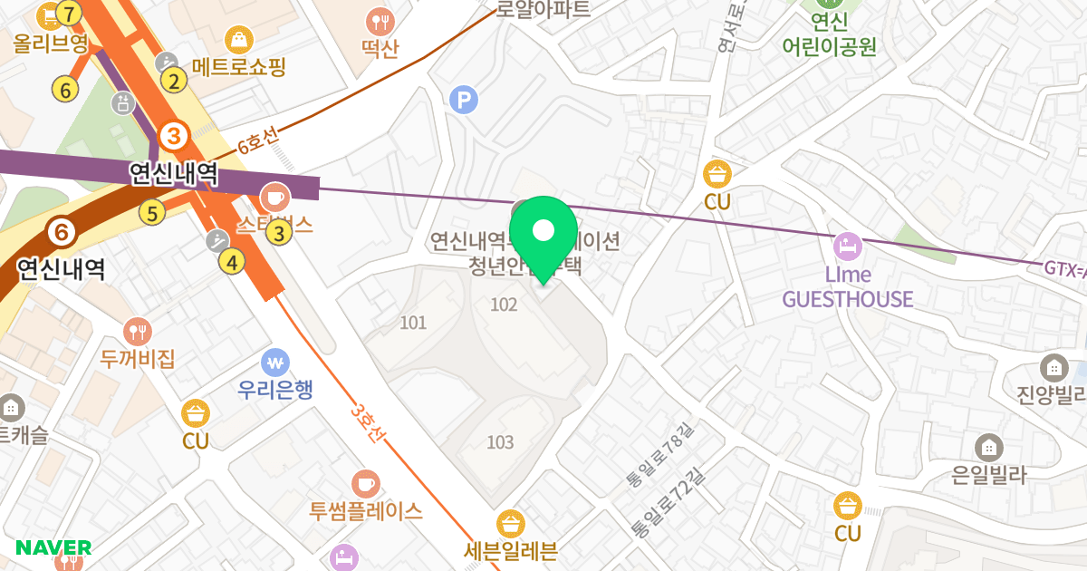 디앤제이하우징 위치 지도 - 서울특별시 은평구 통일로78길 11-7