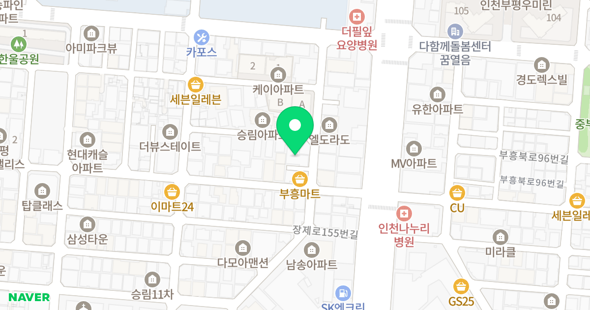 리마즈 위치 지도 - 인천광역시 부평구 부흥북로72번길 24