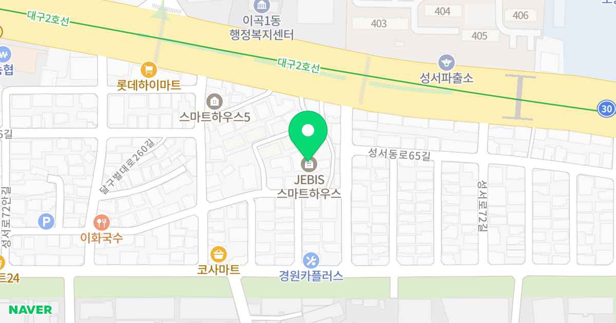 (765) 위치 지도 - 대구광역시 달서구 달구벌대로 1316-14