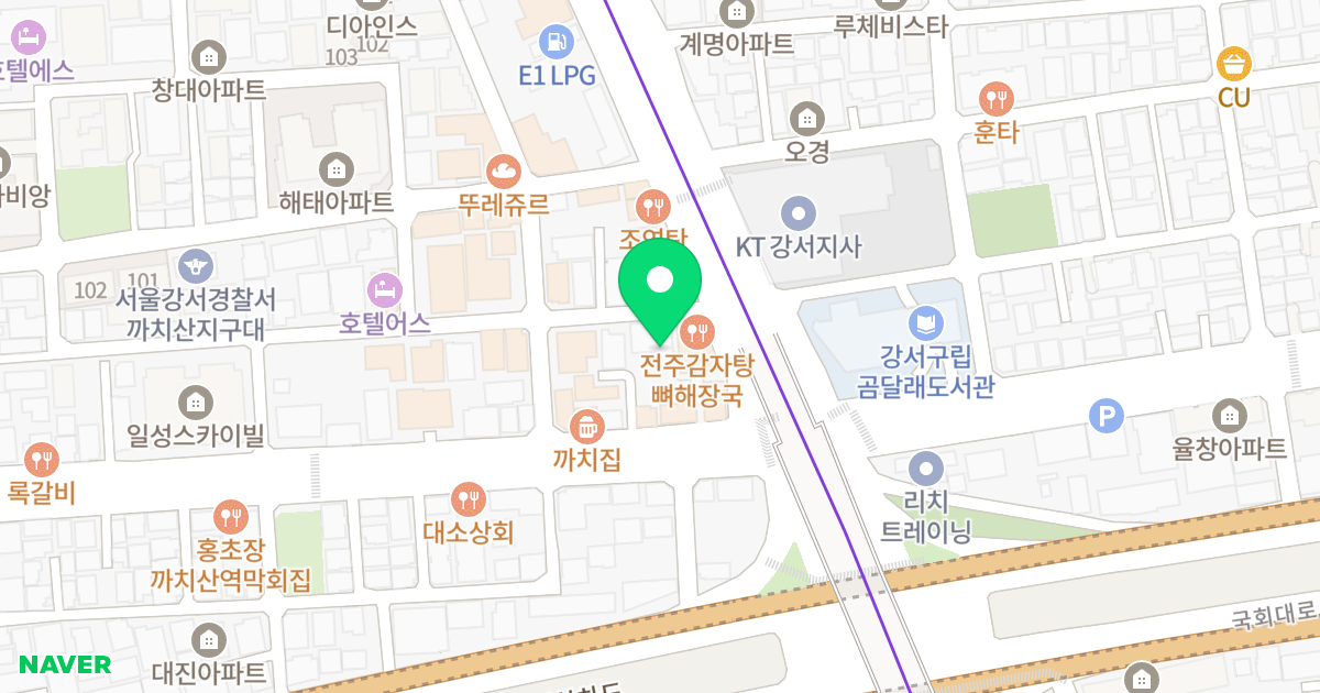 화곡팰리스 위치 지도 - 서울특별시 강서구 강서로5가길 5
