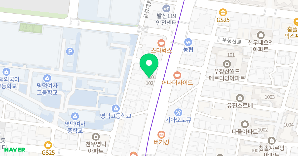 에스엠파크뷰 위치 지도 - 서울특별시 강서구 강서로 317